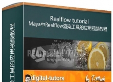 Maya中Realflow渲染工具的应用视频教程 Using the RealFlow RenderKit in Maya