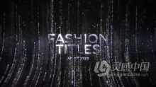 闪耀光泽粒子光线背景时尚奢华主题视频宣传标题AE模板下载 Luxury Fashion Lines Titles