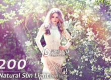 200组自然光线溶图叠加合成前景素材 20 Natural Sun Light Overlays