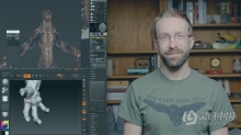 Zbrush雕刻怪兽角色设计制作视频教程