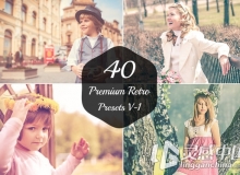 40复古的Lightroom预设 40 Premium Retro Photography Lightroom Presets