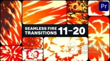无缝火过渡各种动态火焰转场动画PR模板下载 Seamless Fire Transitions for Premiere Pro