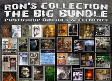 Rons公司全系列PS笔刷近100套 Photoshop笔刷全集 Rons Photoshop Brushes Collection