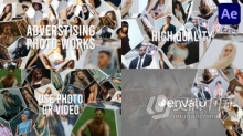 3D五边形风格模块化展示照片动画幻灯片AE模板下载 Advertising Photo Works for After Effects