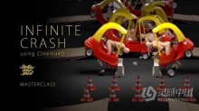 C4D随机动态碰撞动画技术训练视频教程 Motion Design School – Infinite Crash using Cinema 4D