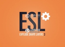 形状层分离合并管理AE脚本 Explode Shape Layers v3.4.8 附使用教程