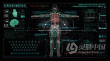 人体HUD700屏幕界面AI医疗医学主题元素AE模板下载 HUD700 Screen MEDICAL4