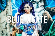 通透蓝调人像调色Lightroom预设 Blue Agate Lightroom Presets