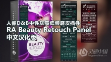 人像D&B/中性灰磨皮插件扩展 RA Beauty Retouch Panel v3.3汉化版