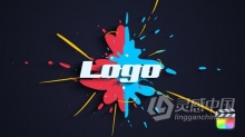 FCPX插件 Liquid Splash Logo FCPX插件卡通流体图形动画MG效果视频片头