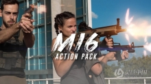 MI6 Action Pack 4K视频素材456个动作电影枪口闪光瞄准射击破坏弹孔血液特效动画制作