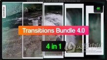 AE模板-64个方框缩放图形过渡AE模板下载 Transitions Bundle 4.0