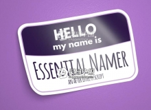 为基本图形属性参数自动命名AE脚本 Essential Namer V1.0破解版