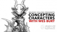 Wesley Burt艺术家概念设计角色数字绘画视频教程 Concepting Characters  with Wesley Burt