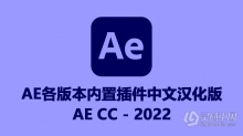 AE内置插件中文汉化版 AE CC – AE 2022版本内置汉化插件合集下载