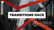 AE模板-不规则图形拼接转场效果Transitions Pack 3.0工程文件下载