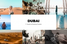 迪拜旅拍电影人人文风光Lightroom预设 DUBAI Lightroom Presets
