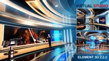 AE模板-新闻播报天气预报体育赛事多用途3d虚拟演播室AE模板下载 Virtual Studio 05