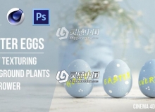 C4D Octane Render复活节彩蛋渲染教程 Easter Egg in Octane Render