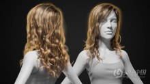 Blender逼真女性头发造型实例制作视频教程