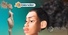 Blender夸张卡通角色建模工作流视频教程 Cartoon Character Modeling in Blender