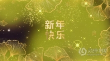 AE模板 2022虎年元旦迎新新年新春金色粒子新年祝贺片头开场 AE工程 AE文件下载