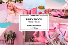 唯美粉色心情后期调色Lightroom预设 OnPresets- PINKY MOOD