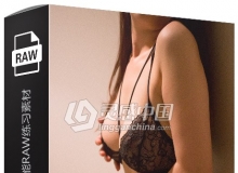12张RAW原片 国内美女模特私房写真摄影佳能RAW练习素材