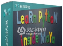 Maya中Python编辑基础核心技术训练视频教程