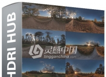 7幅超大尺寸野外草地HDRI环境贴图 HDRI Hub – HDR Pack 001 Meadow