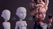 Zbrush人物角色基础网格雕刻原理视频教程 附源文件
