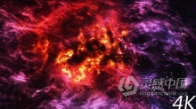 4K明亮多彩美丽宇宙三维空间穿越多层神秘星云背景动画视频素材 Danger Space