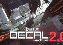 Decalmachine硬表面纹理贴图Blender插件V2.0版 Decalmachine V2.0