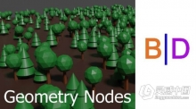 Blender几何节点建模核心技术视频教程 Procedural Modelling In Blender With Geometry Nodes Joe Ba