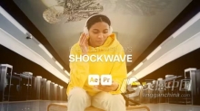 AE与PR模板高级覆盖层冲击波能量特效元素叠加 Premium Overlays Shockwave