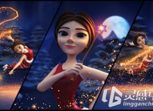 圣诞童话祝福动画AE模板 Videohive Christmas Fairy Greetings