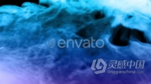 色彩烟雾特效蓝色浓烟动画效果视频素材 Colorful Heavy Smoke Spread 4K