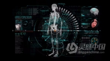 AE模板-HUD信息医疗人体器官骨骼生物医学技术界面元素AE模板下载