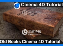 C4D古籍建模材质渲染视频教程 Old Books Cinema 4D Tutorial