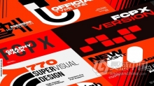 12组VHS风格排版标题动态宣传海报视频-FCPX插件 VHS Style Typography FCPX