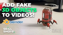 Blender视觉特效VFX运动追踪CGI技术视频课程