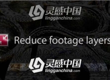 快速清除时间轴中未使用的素材图层AE脚本 Reduce Footage Layers v1.23