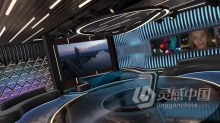 AE模板-3d虚拟布景虚拟演播室工作室AE模板下载 Virtual Studio MBT