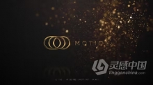 简约大气优雅奢华金色动画粒子LOGO揭示AE模板下载 Elegant Logo Reveal