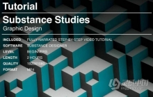 Substance Designer图形设计分解合成视频教程 Substance Studies Tutorial | Graphic Design