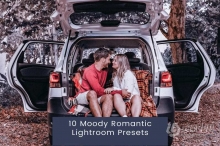 喜怒无常的浪漫人像Lightroom 预设10 Moody Romantic Lightroom Presets