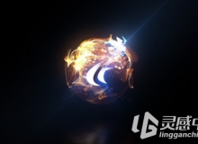 快速粒子标志展示AE模板Videohive Quick Particle Sphere Logo