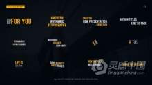 4K分辨率动态排版介绍标题动画12种效果FCPX插件 Kinetic Modern Titles FCPX