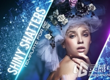 闪亮时尚包装动画AE模板 Videohive Shiny Shatters