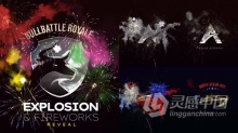 烟花爆炸标志嘉年华庆典仪式开场LOGO动画AE模板下载 Explosion & Fireworks Logo